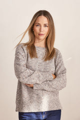 See Saw Poly Crew Neck Sweater