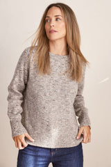 See Saw Poly Crew Neck Sweater