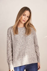 See Saw Poly Crew Neck Sweater