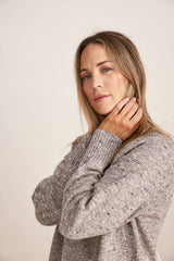 See Saw Poly Crew Neck Sweater