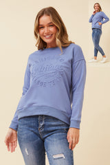 Caroline Morgan 'Cicago Vintage" Embossed Jumper