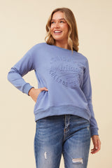 Caroline Morgan 'Cicago Vintage" Embossed Jumper