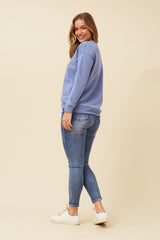 Caroline Morgan 'Cicago Vintage" Embossed Jumper