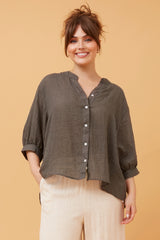 Caroline Morgan Button Back Shirt