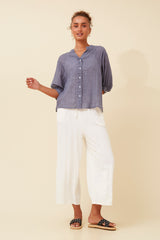 Caroline Morgan Button Back Shirt