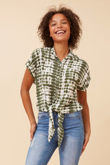 Bottega Printed Check Shirt