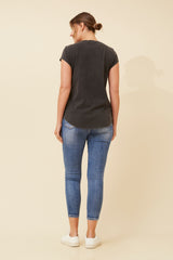 Caroline Morgan Coco Studed T'Shirt