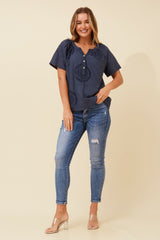 Bottega Embroidered Top