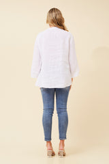 Bottega Sequin Linen Shirt