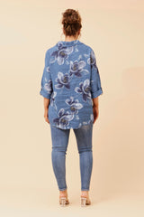 Bottega Floral Linen Shirt
