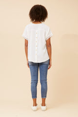Caroline Morgan Lace Trim Top