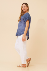 Bottega Linen Top