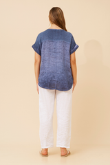 Bottega Linen Top