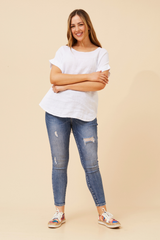 Bottega Linen Top
