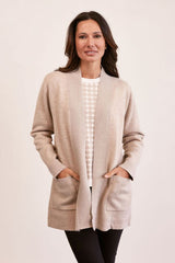 See Saw Wool Blend Edge to Edge Cardigan