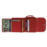 Pierre Cardin Leather Tri-Fold Tab Wallet