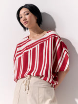 Marco Polo Inverse Stripe Top