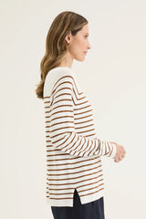 Yarra Trail Border Stripe Knit