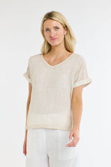 Love From Italy Short Sleeve Calypso Top