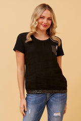 Caroline Morgan Star Dimante detail Top