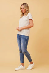 Caroline Morgan Star Dimante detail Top