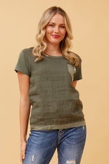 Caroline Morgan Star Dimante detail Top