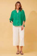 Caroline Morgan Button Back Shirt