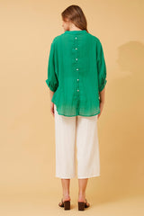 Caroline Morgan Button Back Shirt