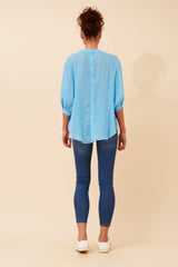 Caroline Morgan Button Back Shirt