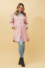 Caroline Morgan Knit Pocket Cardigan