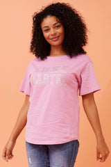 Caroline Morgan Graphic Print Tee