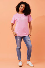 Caroline Morgan Graphic Print Tee