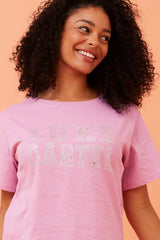 Caroline Morgan Graphic Print Tee