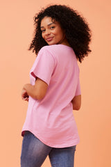 Caroline Morgan Graphic Print Tee