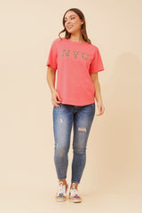 Caroline Morgan NYC Graphic Tee