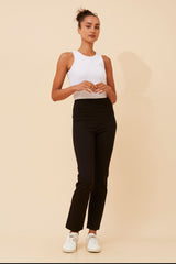 Caroline Morgan Pull Up Straight Leg Pant