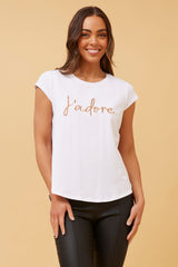 Caroline Morgan Jadore TShirt