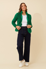 Caroline Morgan Zip Fluffy Jacket