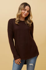 Caroline Morgan Curved Hem Pullover