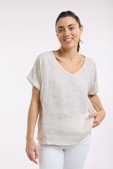 Love From Italy Short Sleeve Calypso Top