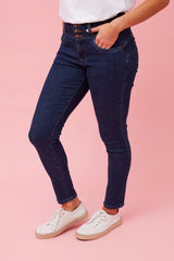 Caroline Morgan Button Detail Jean