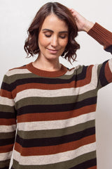 See Saw Australian Wool Blend Striped Sweater