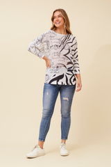 Caroline Morgan BatWing Knitted Top
