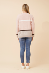 Caroline Morgan Long Slve Stripe Knit Jumper