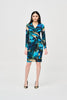 Joseph Ribkoff Bohemian Abstract Wrap Dress