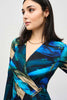 Joseph Ribkoff Bohemian Abstract Wrap Dress