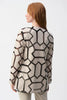 Joseph Ribkoff Laser Cut Leatherette Jacket