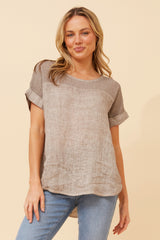 Bottega Linen Top