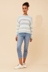 Caroline Morgan Stripe Knit Jumper