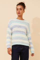 Caroline Morgan Stripe Knit Jumper